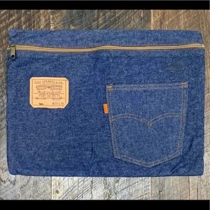VTG 1982 Orange Tab Levi’s Pouch Bag Laptop Sleeve